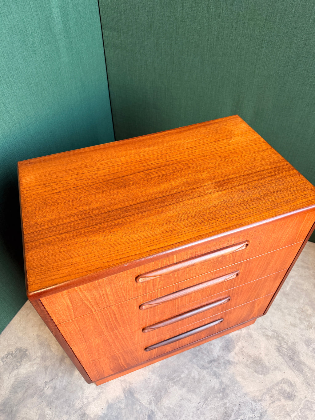 G Plan Fresco Teak Chest of 4 Drawers, Mid Century Vintage