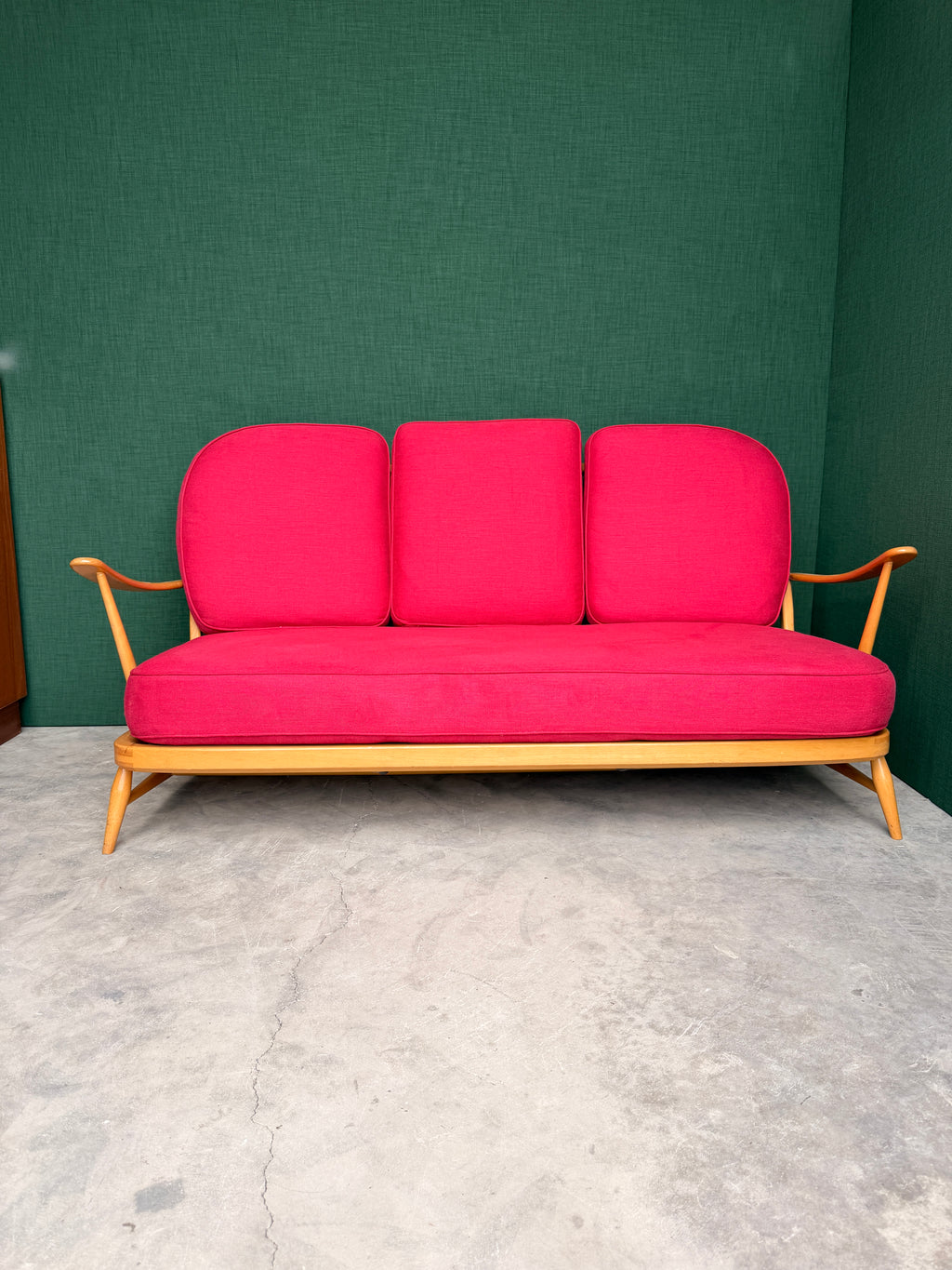 Ercol 3 Seater Blonde Windsor Sofa