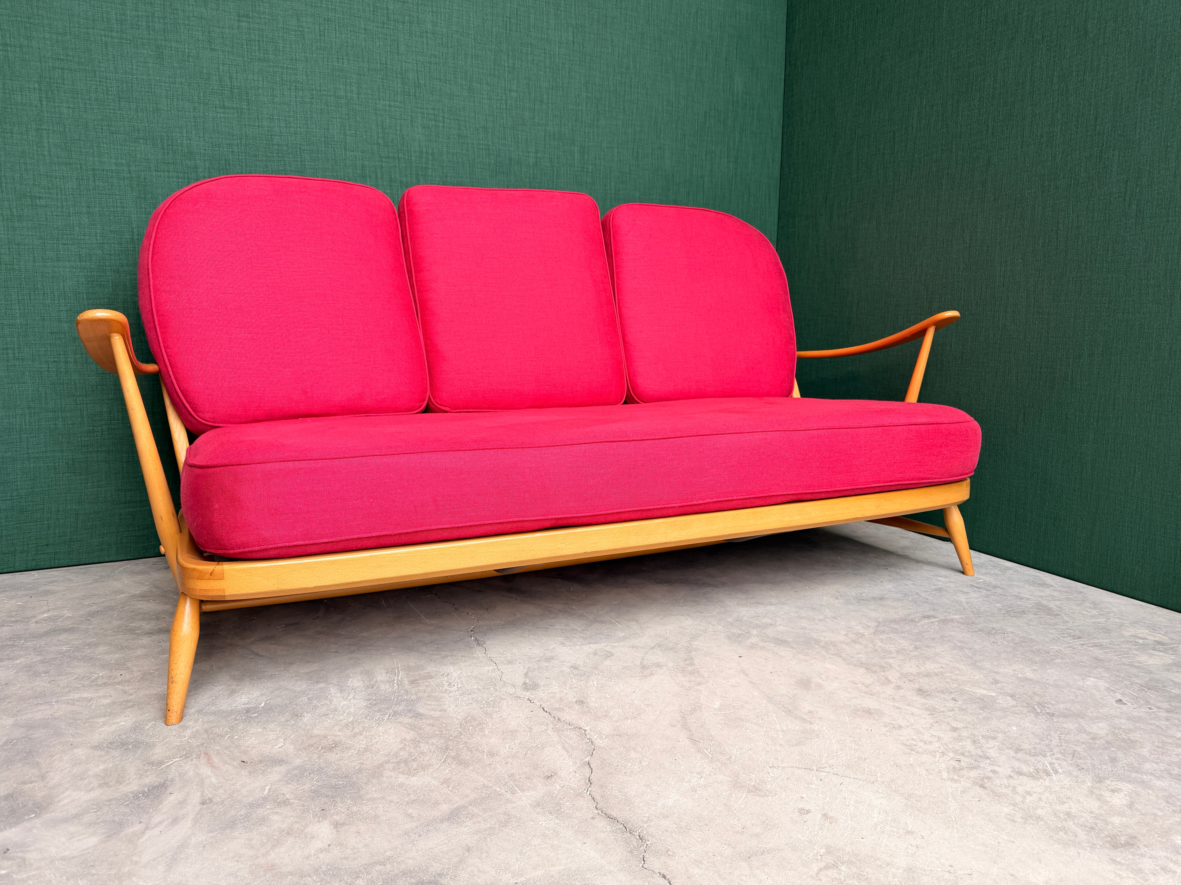 Ercol 3 Seater Blonde Windsor Sofa