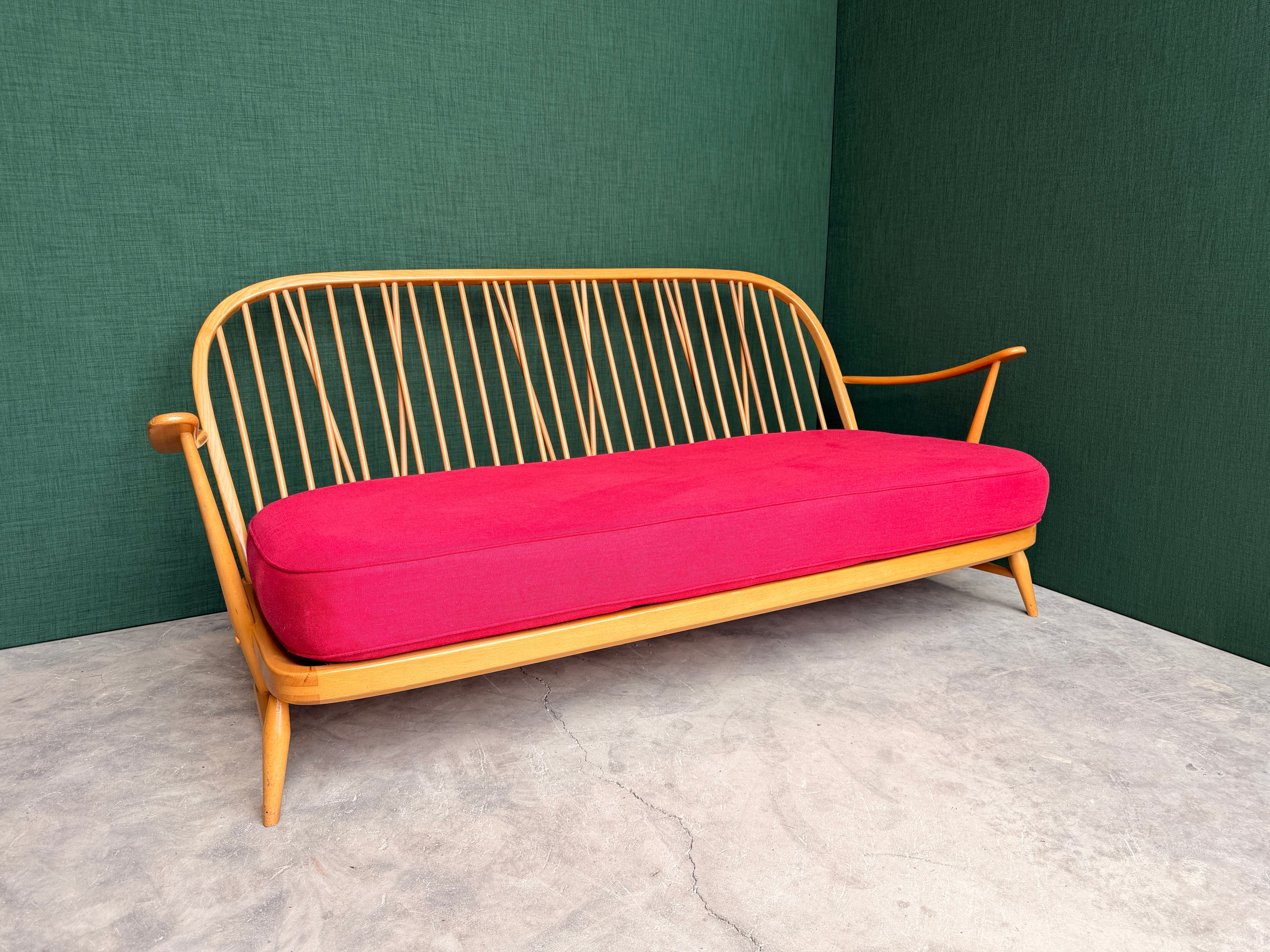 Ercol 3 Seater Blonde Windsor Sofa